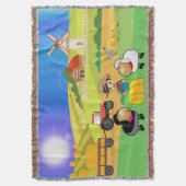 Couverture Cute ferme, moutons et poussins (devant Vertical)