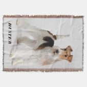 Couverture Cute Fil Fox Terrier Chien Photo (Devant)