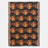 COUVERTURE CUTE FUNNY CHAT CITROUILLE (devant Vertical)