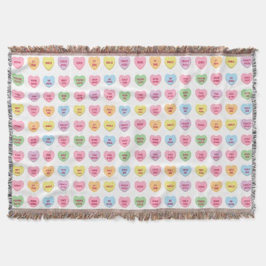 Couverture Cute girly fun conversation personnalisée coeurs m (Devant)