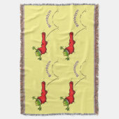 Couverture Cute grenouille dans une chaussette rouge saut de  (devant Vertical)