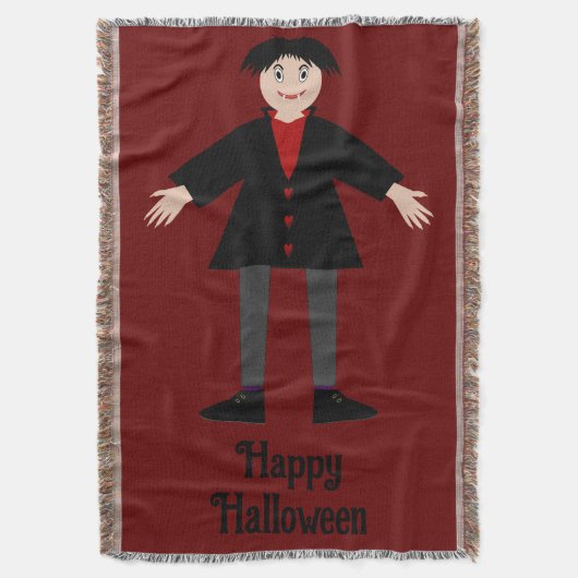 Couverture Cute Halloween Vampire Custom (devant Vertical)