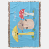 Couverture Cute kawaii champignon champignon toadstool (devant Vertical)