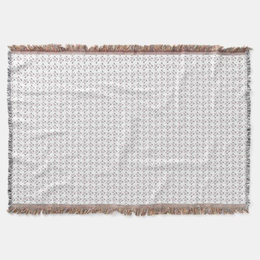 Couverture Cute Motif de chat Arrière - plan sans couture (Devant)