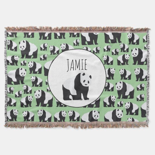 Couverture Cute Panda Motif ours (Devant)