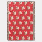 Couverture Cute Pastel Reindeer Head (devant Vertical)