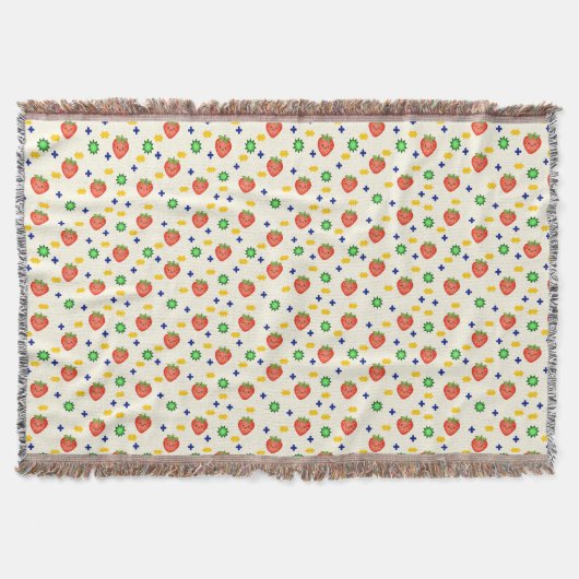 Couverture Cute Strawberry Pattern (Devant)