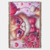 Couverture Cute Valentine's day cat/chaton (devant Vertical)