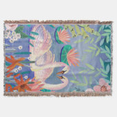 Couverture Cygne dans la livre | Oiseaux Floral Botanique (Devant)