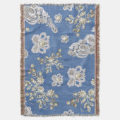 Couverture Dеним Texturé Dentelle et Perles (devant Vertical)