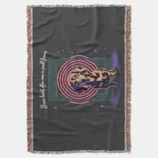 Couverture Dachshund Brave Hearts Often Come In Small Frames (devant Vertical)