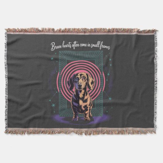 Couverture Dachshund Brave Hearts Often Come In Small Frames (Devant)