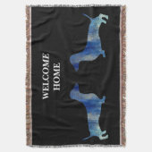 Couverture Dachshund léopard (devant Vertical)