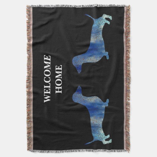 Couverture Dachshund léopard (devant Vertical)