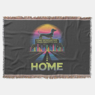 Couverture Dachshund Long Silhouettes, Longer Shadows Of Love