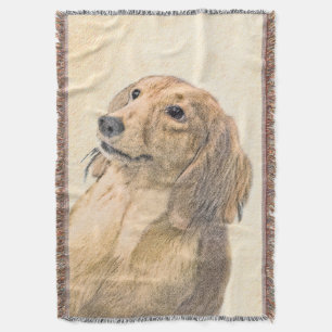 Couverture Dachshund (Longhaerien) Peinture - Art Chien origi