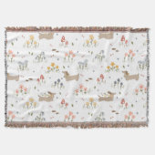 Couverture Dachshund Lover Weiner Chien Saucisse Chien Fleur (Devant)