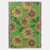 Couverture Dahlias en jaune et vert (devant Vertical)