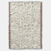 Couverture Daisies in white and brown on off white (devant Vertical)