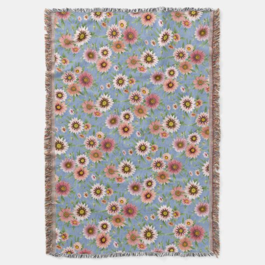 Couverture Daisy Floral Print (devant Vertical)