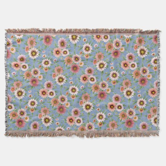 Couverture Daisy Floral Print (Devant)