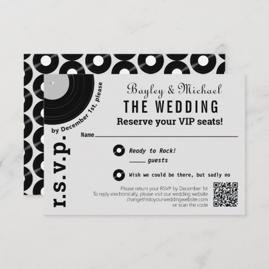 Couverture d'album de disques Rock RSVP (Devant / Derrière)