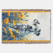 Couverture Dalmatien dans les fleurs (Devant)
