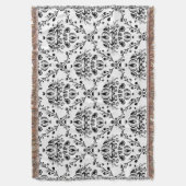 Couverture Damask blanc et noir (devant Vertical)