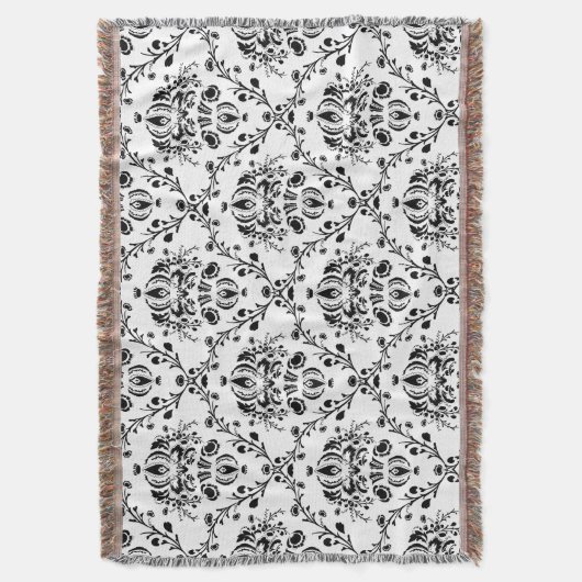 Couverture Damask blanc et noir (devant Vertical)