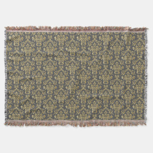 Couverture Damassé antique vintage