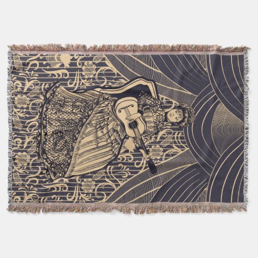 Couverture Dame avec guitare (Devant)