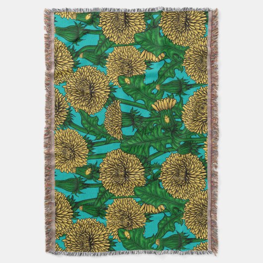 Couverture Dandelions sur turquoise (devant Vertical)