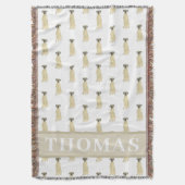 Couverture Danese Grande Personnalisée (Faon Masqué)  (devant Vertical)