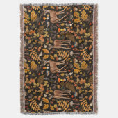 Couverture Dans les bois / Cerf d'automne sur noir (devant Vertical)