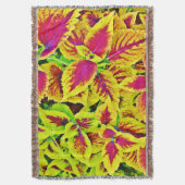 Couverture Danse Motif Feuille (devant Vertical)