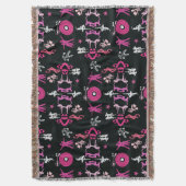 Couverture Danseuse rose Motif Décor Maison (devant Vertical)