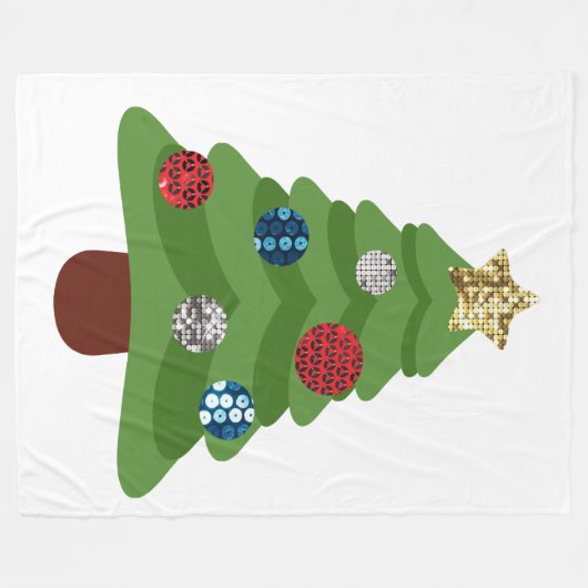 couverture d'arbre de noël émoji (Devant (Horizontal))