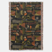 Couverture Dark Mid Century Geometric Pattern (1) (devant Vertical)
