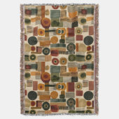 Couverture Dark Mid Century Geometric Pattern (2) (devant Vertical)