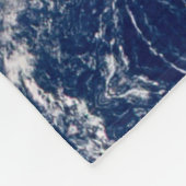 Couverture d'art géométrique en terre bleue (Coin)