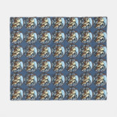 Couverture d'art Ours Art autochtone Couvertures d (Devant (Horizontal))