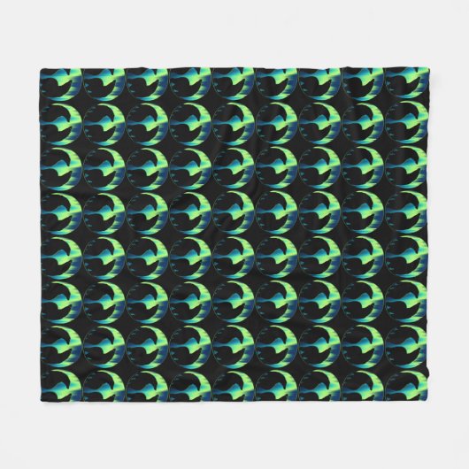 Couverture d'art Ours Lumières du Nord Couvertures (Devant (Horizontal))