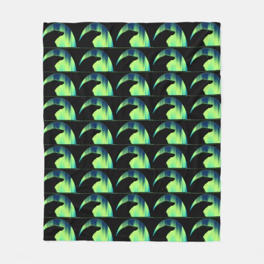 Couverture d'art Ours Lumières du Nord Couvertures (Devant)