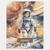 Couverture d'astronaute personnalisée pour l'amour (Devant)