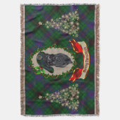 Couverture Davidson Scottie Chien Christmas Thon Blanket (devant Vertical)