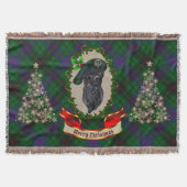 Couverture Davidson Scottie Chien Christmas Thon Blanket (Devant)