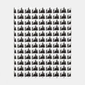 Couverture de baiser d'ouatine de silhouette de (Devant)