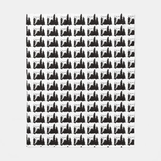 Couverture de baiser d'ouatine de silhouette de (Devant)