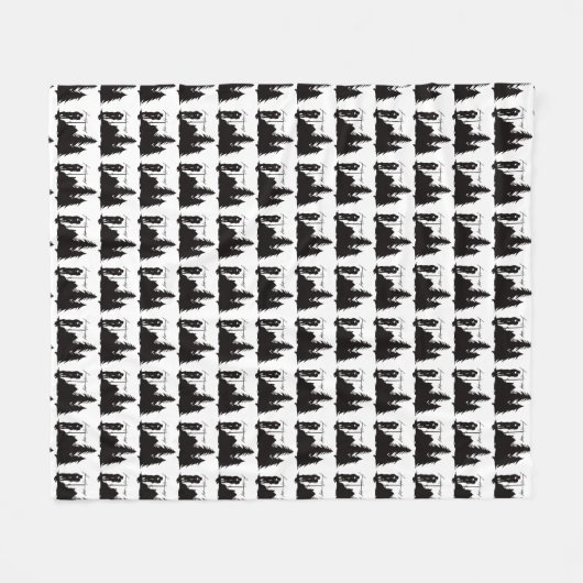 Couverture de baiser d'ouatine de silhouette de (Devant (Horizontal))