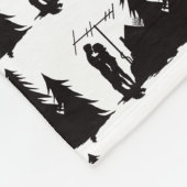 Couverture de baiser d'ouatine de silhouette de (Coin)